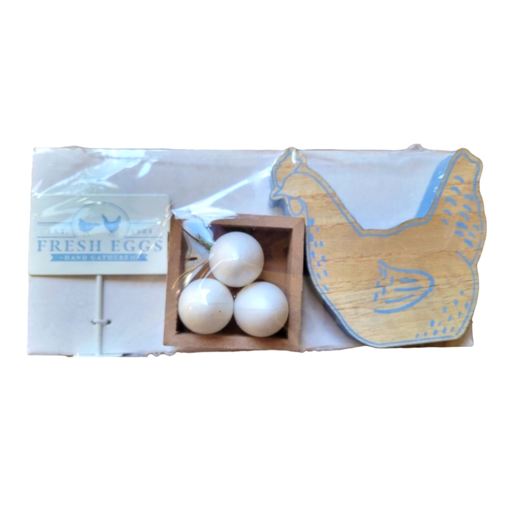 Target Bullseye Playground Easter Blue Hen Farm Fresh Eggs Tier Tray Prop Pack
